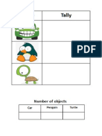 Tally Worksheet