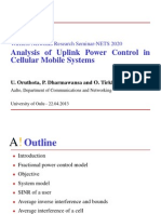 Analysis of Uplink Power Control in Cellular Mobile Systems