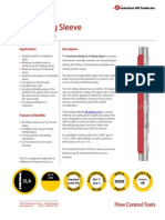 SLA Sliding Sleeve Product Datasheet