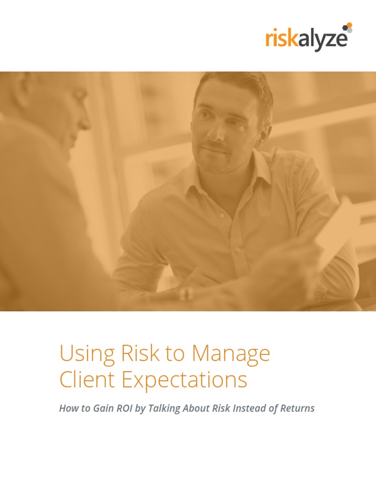 Riskalyze Client Expectations Whitepaper | PDF | Risk | Standard Deviation