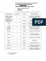 Inventario de Aula 5b