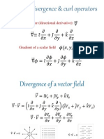 Gradient, Divergence & Curl Operators: Del Operator (Directional Derivative)