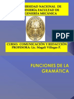 Funciones de La Gramatica