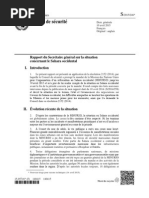 Rapport du Secrétaire général sur la situation concernant le Sahara occidental