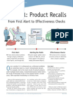 FDA 101: Product Recalls: From First Alert To Effectiveness Checks