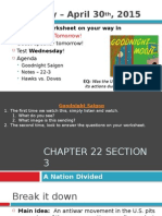 chapter 22 section 3 only