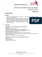  Mantenimiento de Redes Electricas Aereas