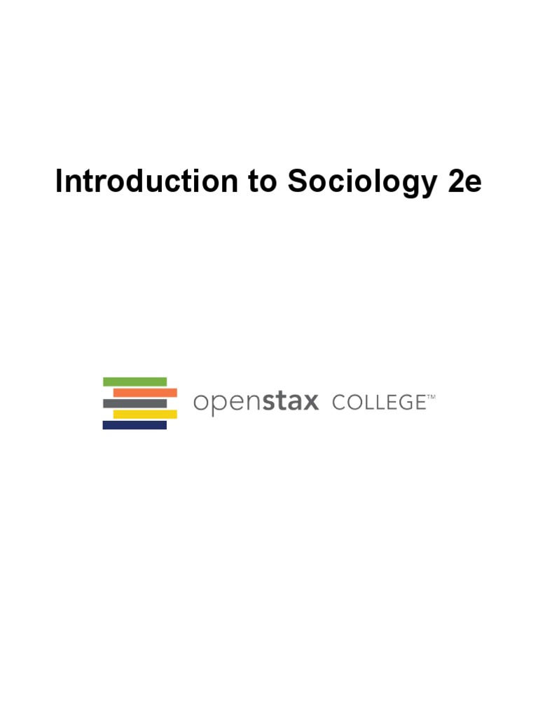 Introduction To Sociology 2e Op, PDF, Social Group