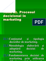 Procesul decizional în marketing