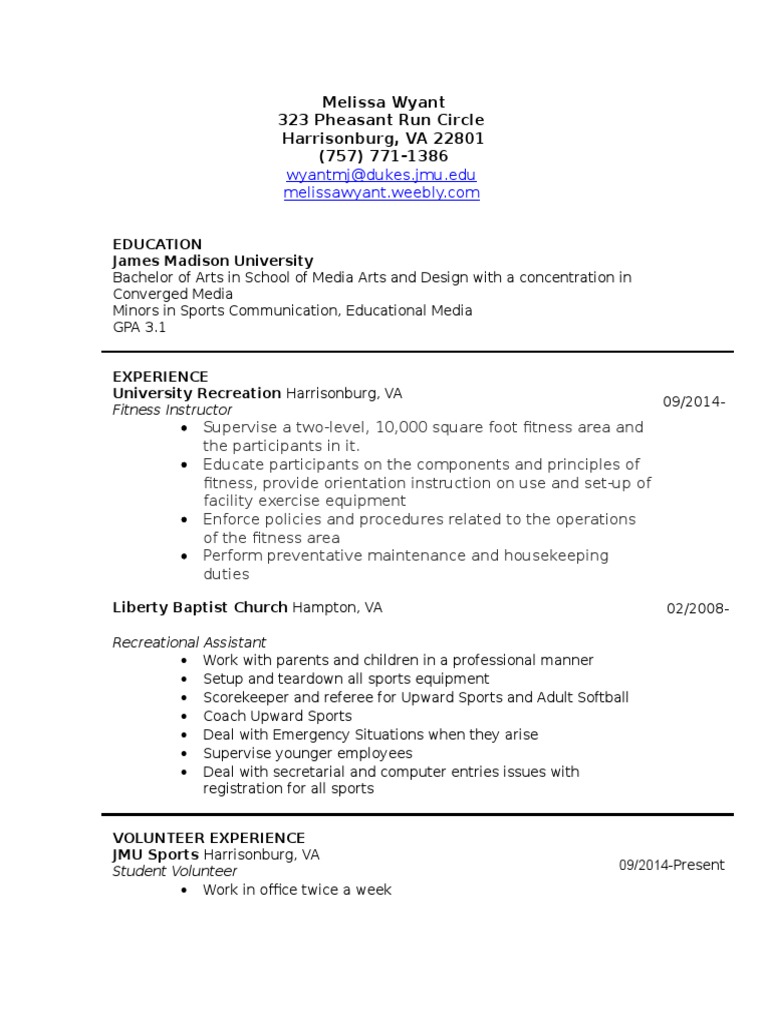 Wyant Resume | PDF