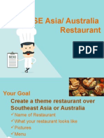 Cartoon Chef Food Powerpoint Templates Standard