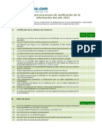 Guia Proceso Verificacion de Informacion Ano 2013