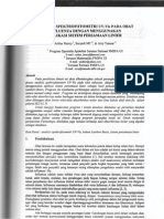 Analisis Spektrofotometri Uv-Vis Pada Obat Influenza Dengan Menggunakan Aplikasi Sistem Persamaan Linier