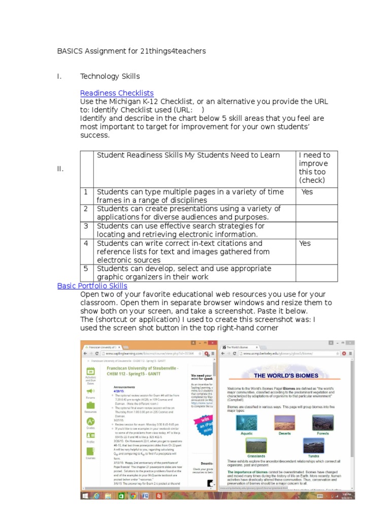 Basics | PDF | Screenshot | Teachers