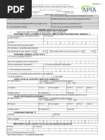 Formular Cerere Unica de Plata APIA 2015