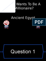 Egyptian Quiz - Who Wants To Be A Millionaire