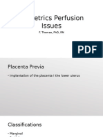 Obstetrics Perfusion Issues Student