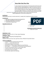 House Blue Print Floor Plan PG 1