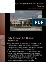 Billy Reagan K-8 Educational Center: Mrs. Felicia Thompson