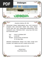 Contoh Undangan Syukuran Keberangkatan Haji
