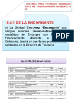 Procedimiento Contable para Encargos Generales Otorgados