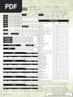 Pathfinder - Hoja de Personaje (Editable)