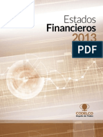 Estados Financieros Codelco 2013