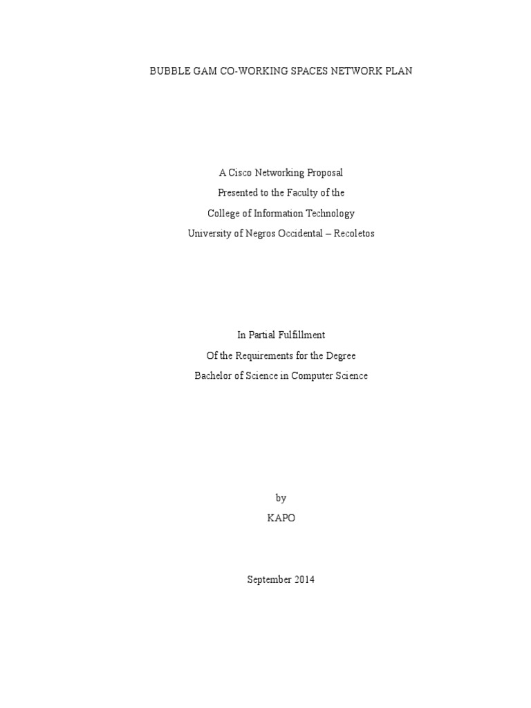 CISCO Network Plan Assignment | PDF | Network Switch | Computer Network