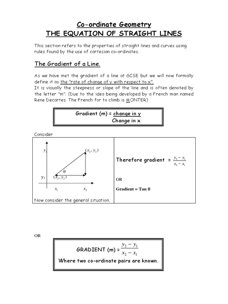 Straight Line Equations in 3D | PDF | Line (Geometry) | Coordinate System