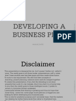 How To Delope A Business Plan