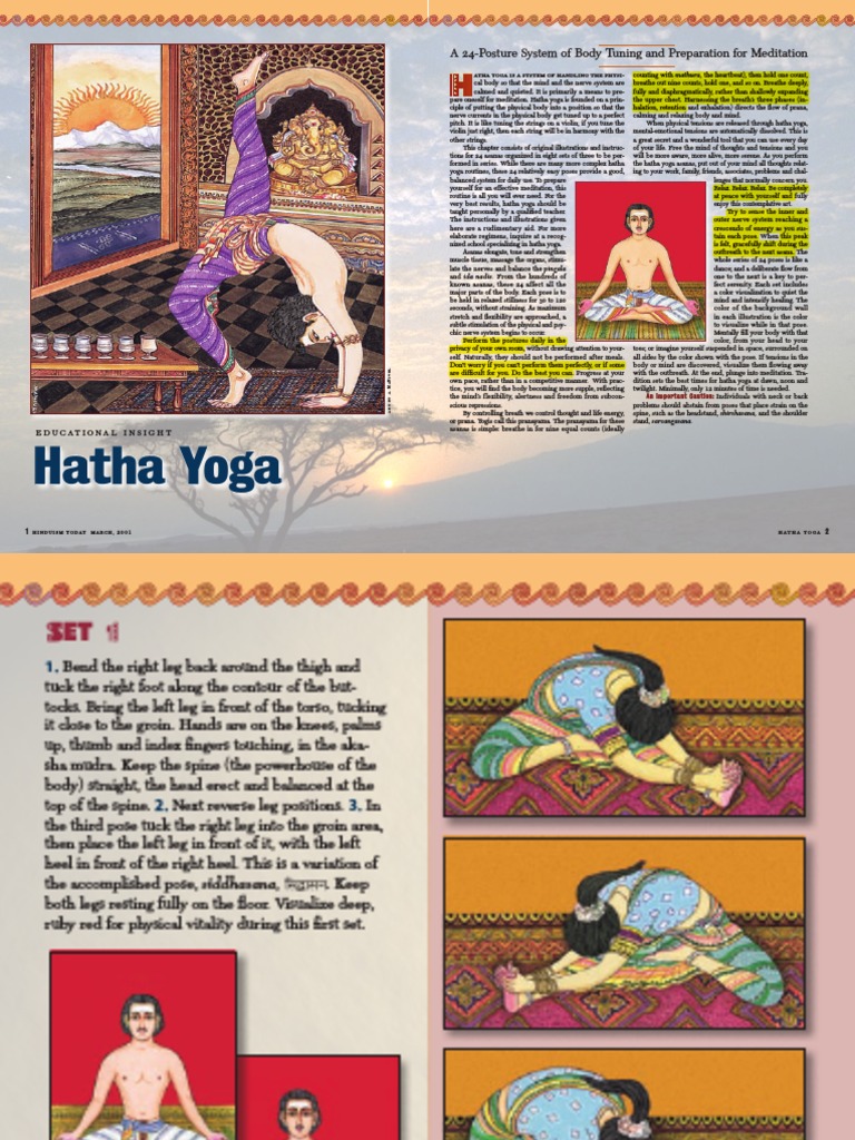 Hatha Yoga Ht Pdf Pdf Asana Hatha Yoga