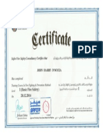 fire training certificate 1