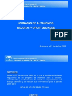 Jornadas de AutÓnomos: Mejoras y Oportunidades