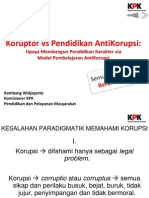 Koruptor VS Pendidikan Anti Korupsi PDF