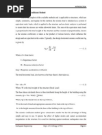 1.5.2 The Seismic Coefficient Method: Earthquake Engineering Dept. of Civil Engg, UVCE