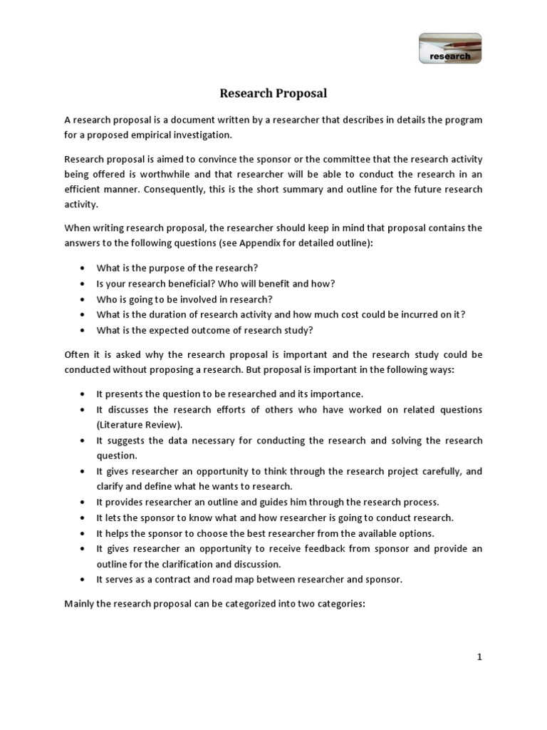 Research proposal example image