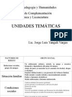 presentación UNIDADES TEMÁTICAS