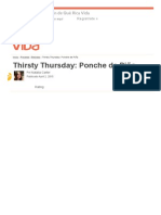 Thirsty Thursday_ Ponche de Piña - Que Rica Vida