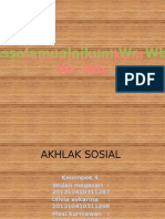 Akhlak Sosial