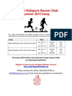 2015 Summer Camp Informaton - DH May 30, 2015