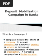 Deposit Campaign in Banks