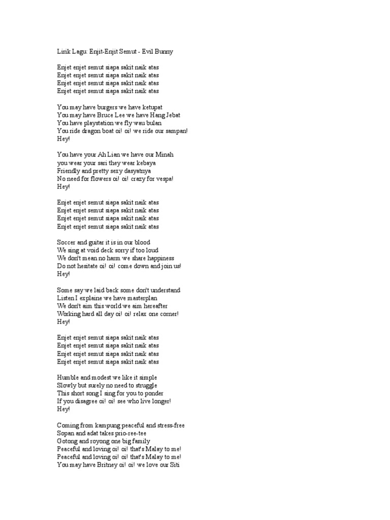 Lirik Lagu