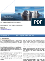 Global Market Outlook November 2013