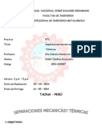 Separaciones Mecánicas Térmicas