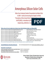 Amorphous Silicon Solar Cells: Engineering, Edited by A. Luque and S. Hegedus