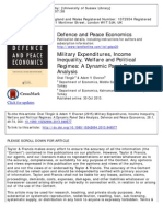5 - Tongur and Elveren - Military Expenditures, Income Inequality, Welfare and Political Regimes