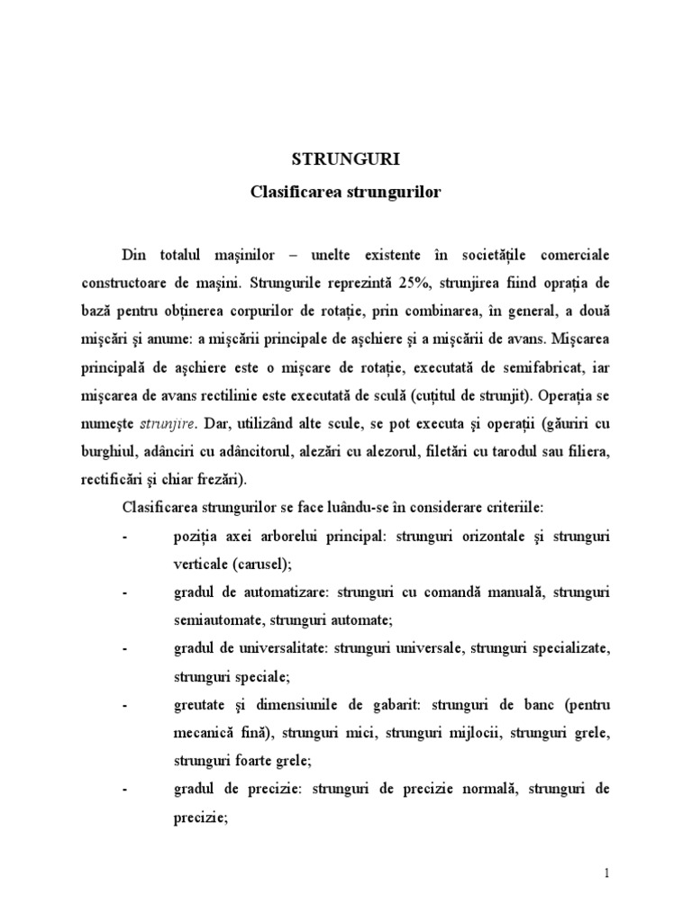 Referat - Strunguri | PDF