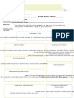 Medication: Active Learning Template