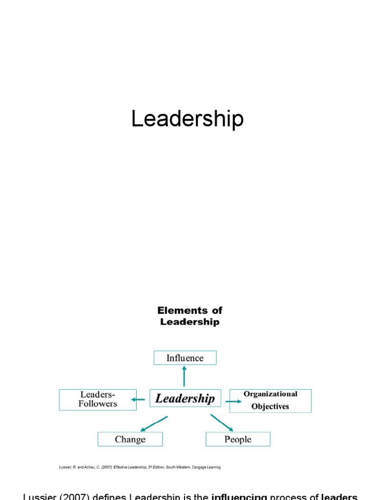Psychology Leadership | PDF | Industrial And Organizational Psychology