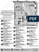 First Fridays Ypsilanti May 1 map